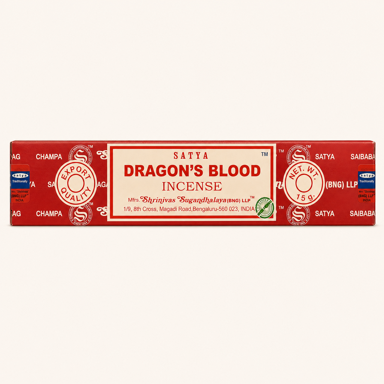 Fournisseur Encens bâtons Dragon's Blood (x12) Satya | Esotericae.com, grossiste ésotérique