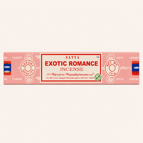 Fournisseur Encens bâtons Exotic Romance (x12) Satya | Esotericae.com, grossiste ésotérique
