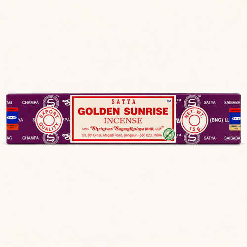 Fournisseur Encens bâtons Golden Sunrise (x12) Satya | Esotericae.com, grossiste ésotérique