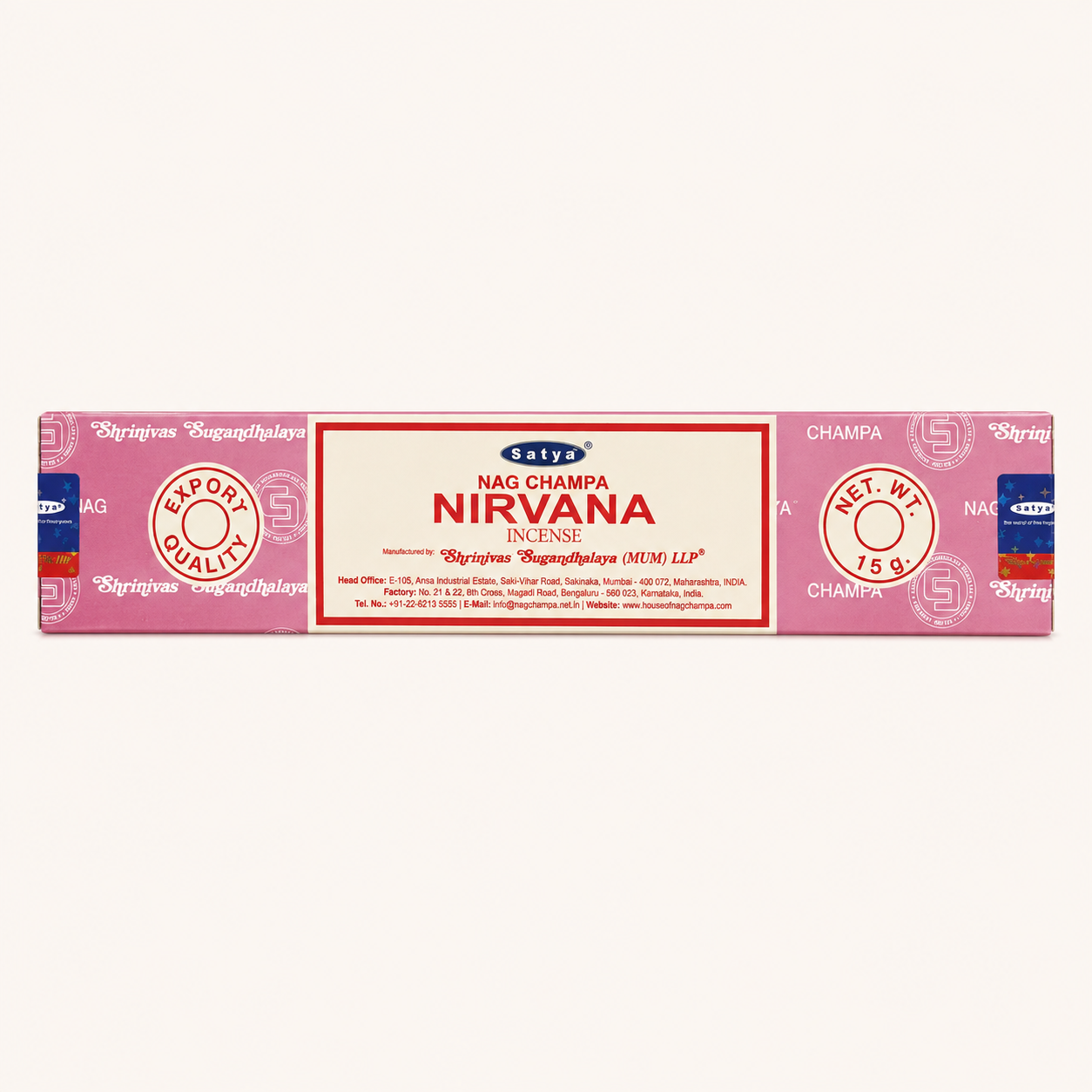 Fournisseur Encens bâtons Nirvana (x12) Satya | Esotericae.com, grossiste ésotérique