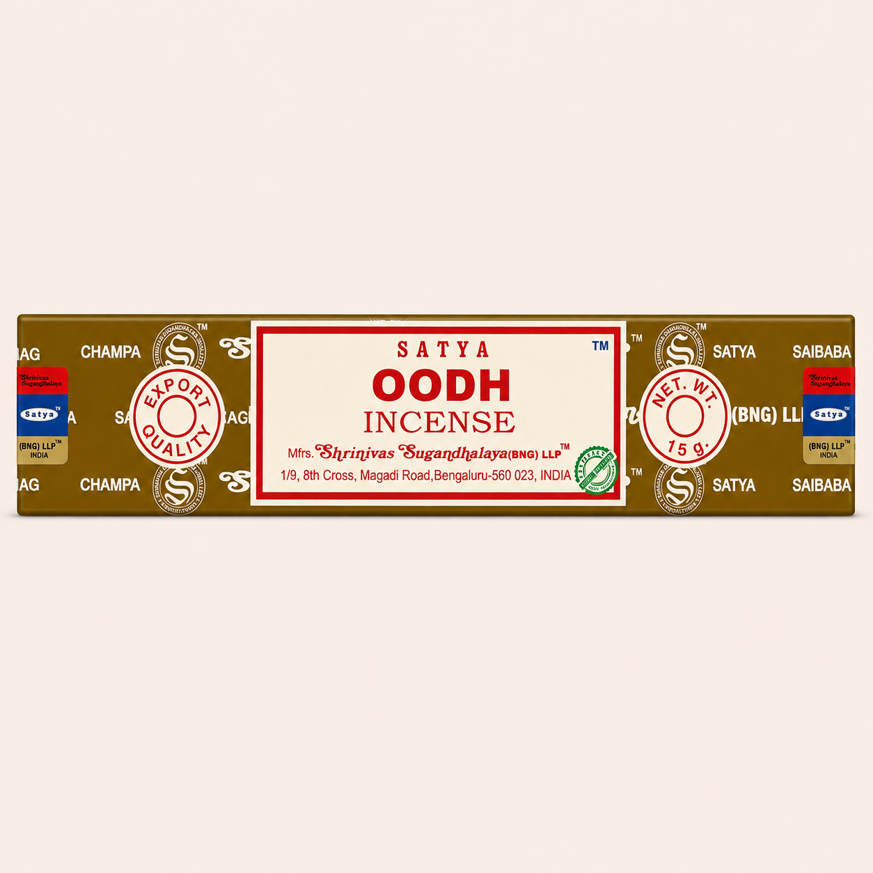 Fournisseur Encens bâtons Oodh (x12) Satya | Esotericae.com, grossiste ésotérique
