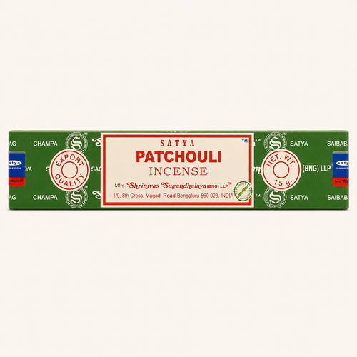 Fournisseur Encens bâtons Patchouli (x12) Satya | Esotericae.com, grossiste ésotérique