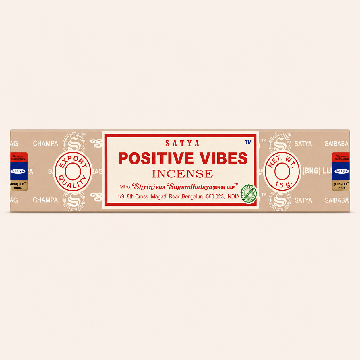 Fournisseur Encens bâtons Positives Vibes (x12) Satya | Esotericae.com, grossiste ésotérique