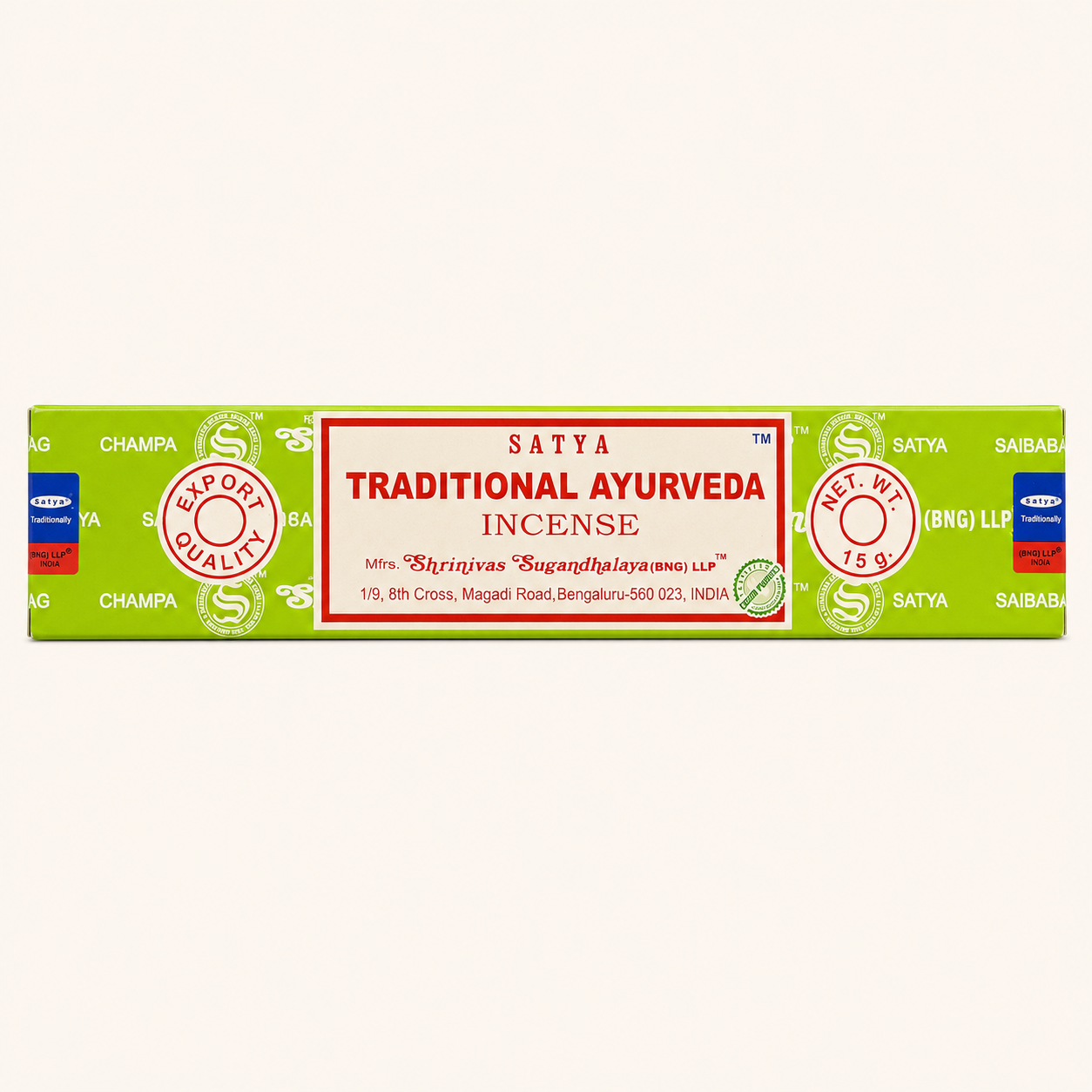 Fournisseur Encens bâtons Traditional Ayurveda (x12) Satya | Esotericae.com, grossiste ésotérique