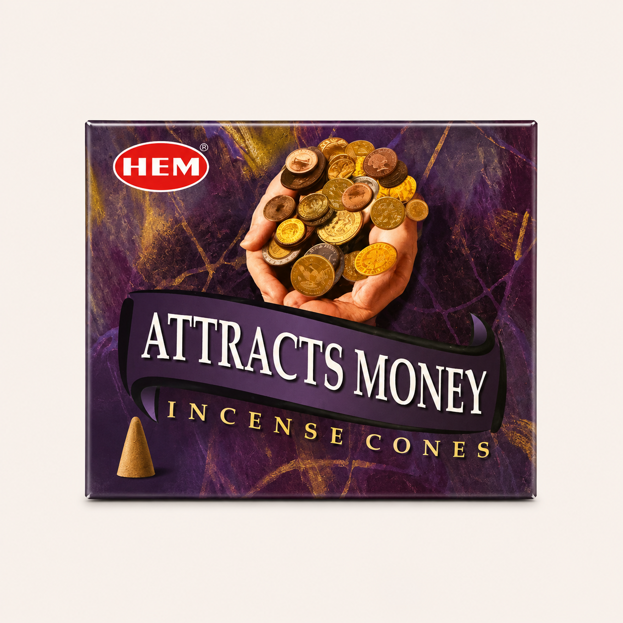 Fournisseur Encens cône Attracts Money (x10) HEM