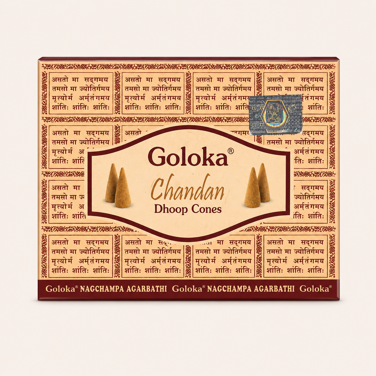 Fournisseur Encens cône Chandan (x10) Goloka