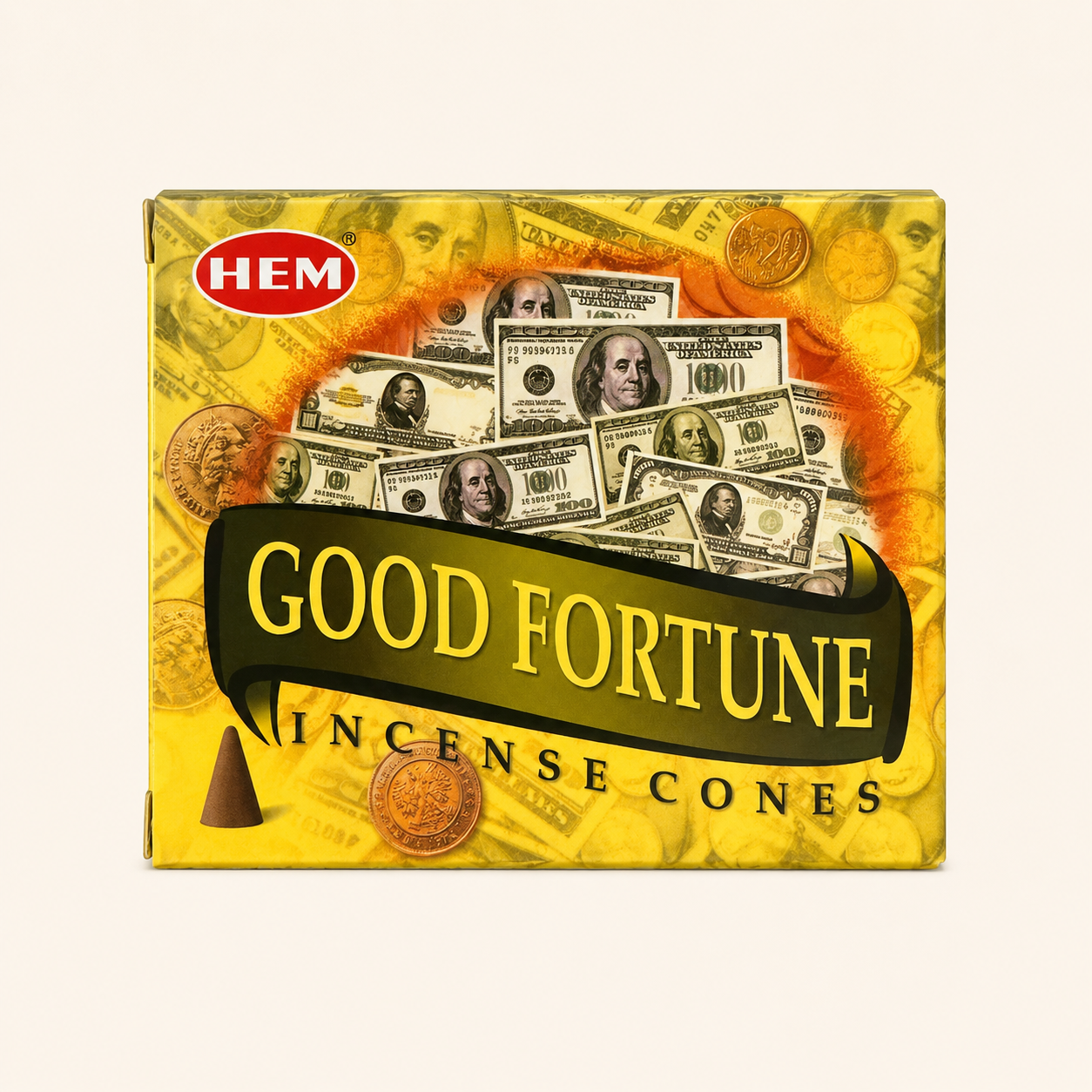 Fournisseur Encens cône Good Fortune (x10) HEM