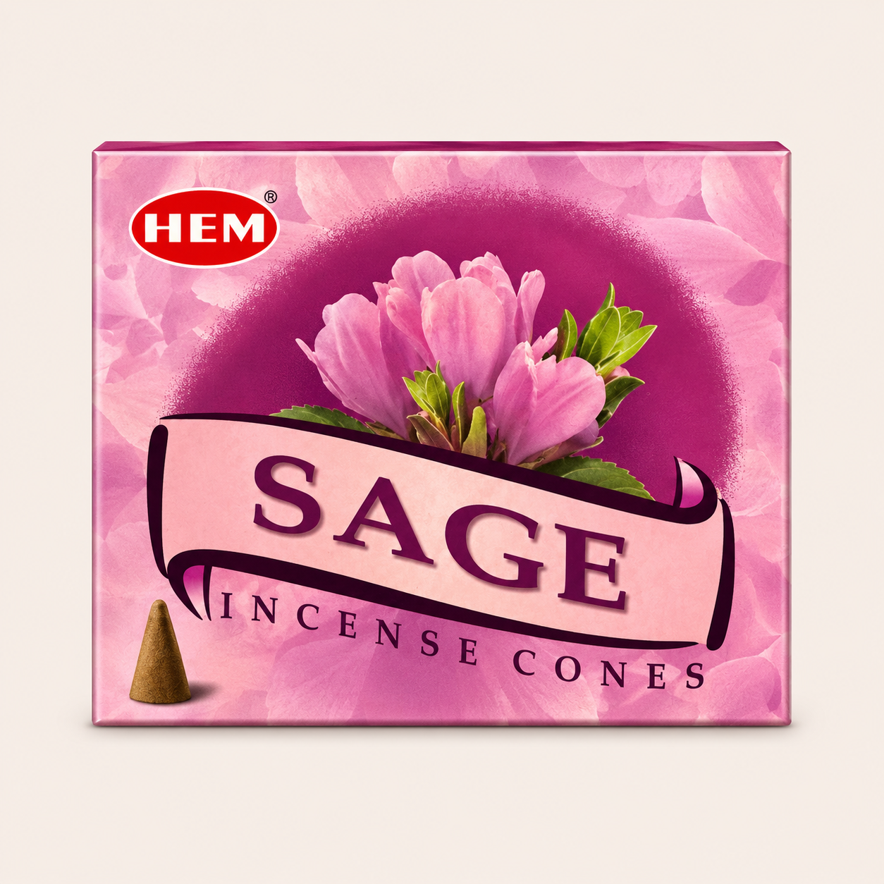 Fournisseur Encens cône Sage (x10) HEM