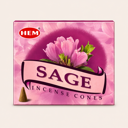 Fournisseur Encens cône Sage (x10) HEM