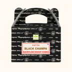 Fournisseur grossiste Encens backflow Black Champa (x24) Satya