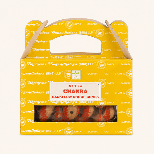 Fournisseur grossiste Encens backflow Chakra (x24) Satya