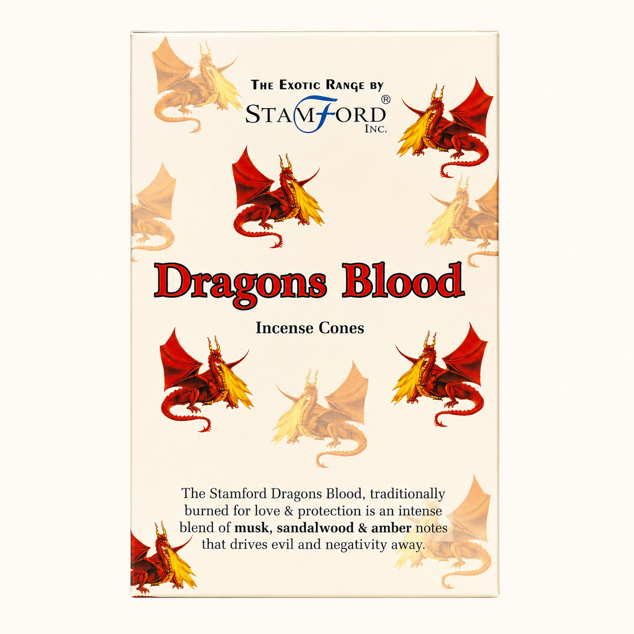 Fournisseur grossiste Encens cônes Sang de Dragon (x15) Stamford