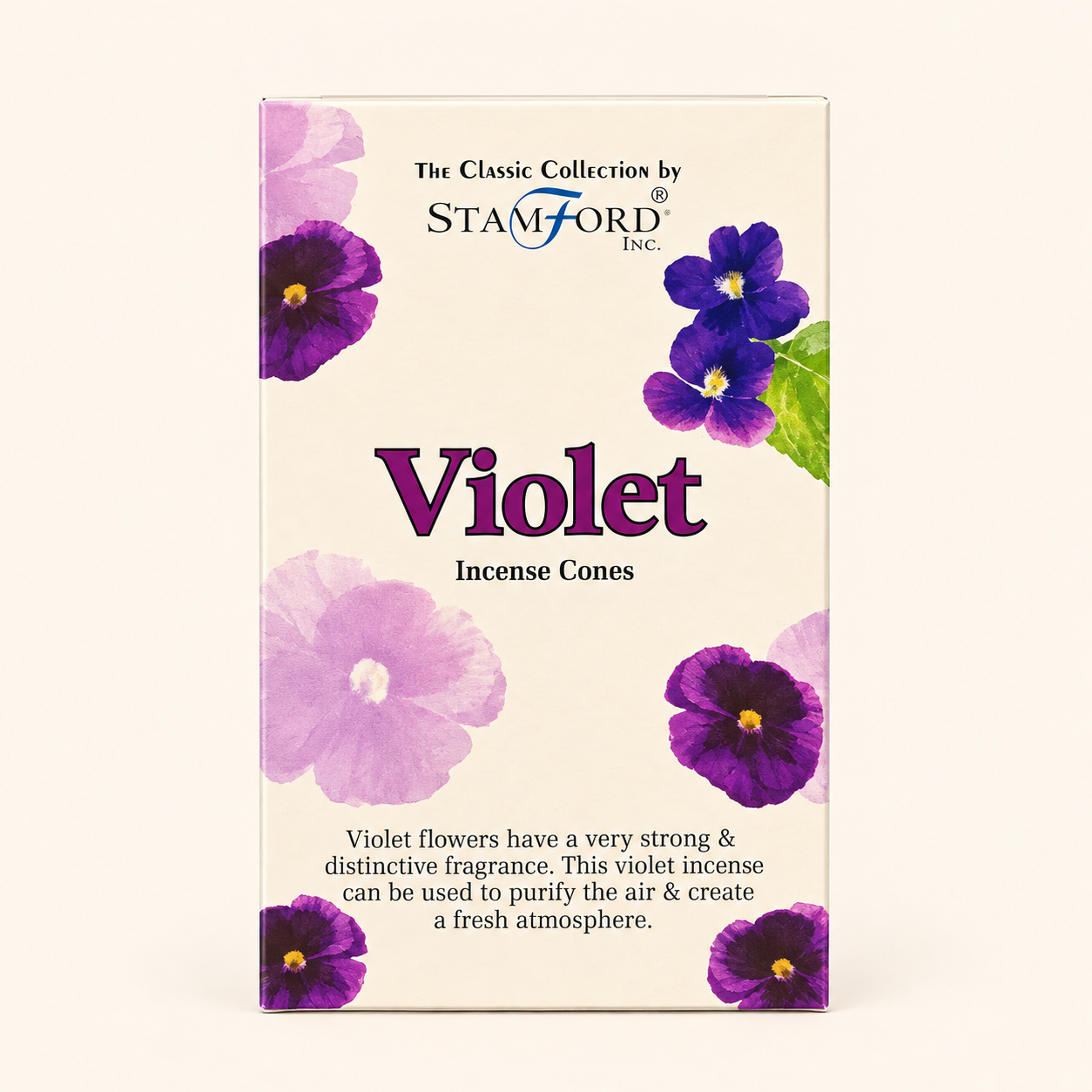 Fournisseur grossiste Encens cônes Violette (x15) Stamford